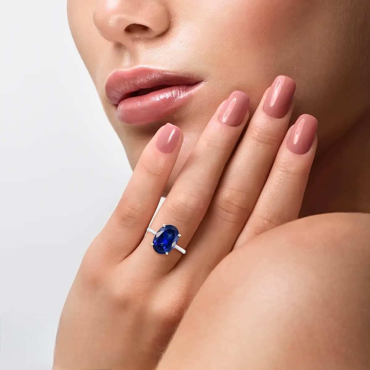 Oval Solitaire Tanzanite Cocktail Ring